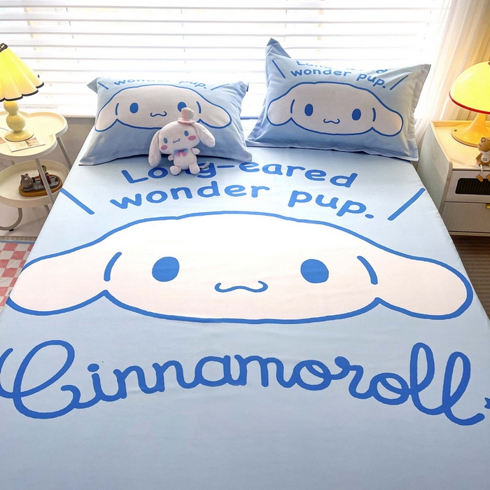 91家纺网 家纺一手货源 找家纺 一电 2026新款卡通磨毛床笠单品床笠单件-第一批 乖乖玉桂狗