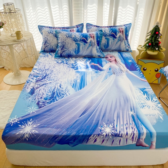 91家纺网 家纺一手货源 找家纺 一电 2026新款卡通磨毛床笠单品床笠单件-第一批 皇后