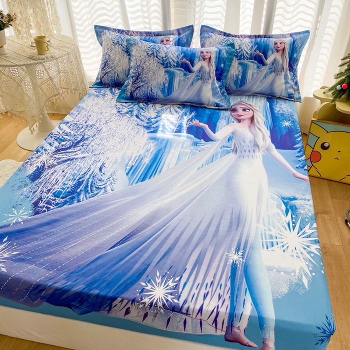 91家纺网 家纺一手货源 找家纺 一电 2026新款卡通磨毛床笠单品床笠单件-第一批 皇后