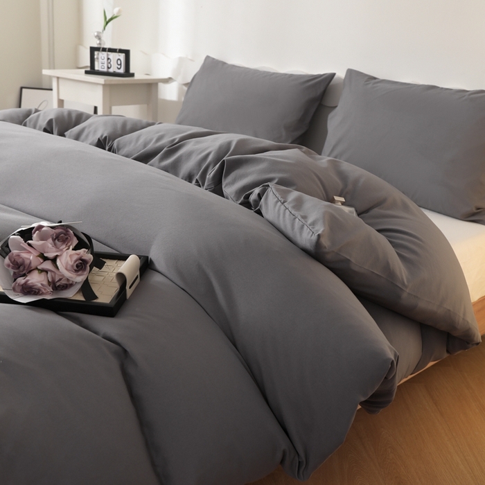 91家纺网 家纺一手货源 找家纺 （总）宇淳国际 2026新款纯色水洗棉单被套被套单件