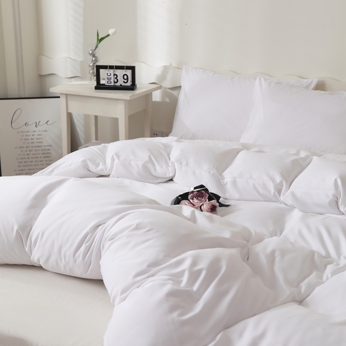 91家纺网 家纺一手货源 找家纺 （总）宇淳国际 2026新款纯色水洗棉单被套被套单件