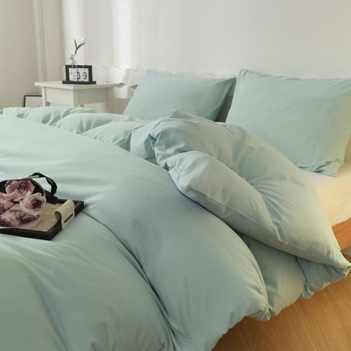 91家纺网 家纺一手货源 找家纺 （总）宇淳国际 2026新款纯色水洗棉单被套被套单件