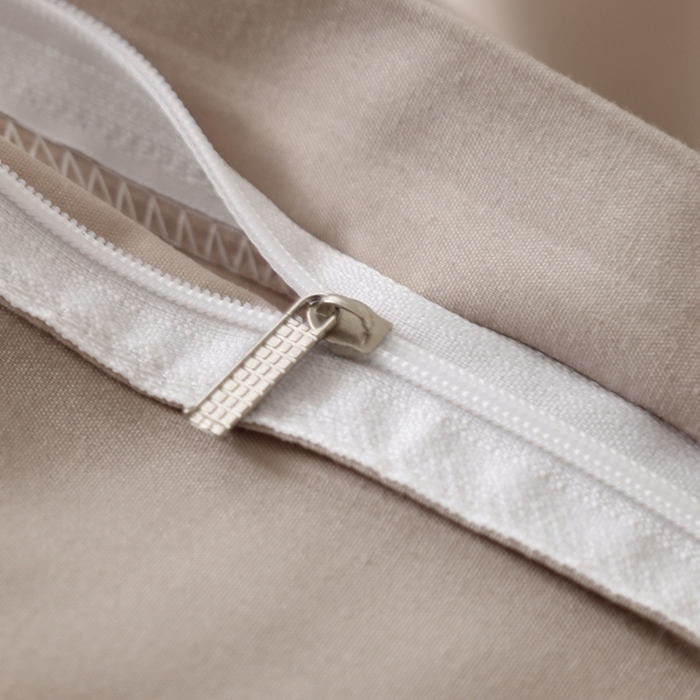 91家纺网 家纺一手货源 找家纺 宇淳国际 2026新款纯色水洗棉单被套被套单件 卡其