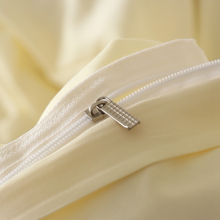 91家纺网 家纺一手货源 找家纺 宇淳国际 2026新款纯色水洗棉单被套被套单件 奶黄