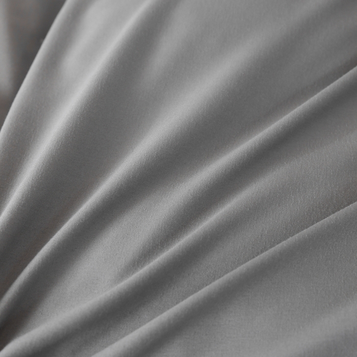 91家纺网 家纺一手货源 找家纺 宇淳国际 2026新款纯色水洗棉单被套被套单件 浅灰