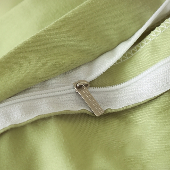 91家纺网 家纺一手货源 找家纺 宇淳国际 2026新款纯色水洗棉单被套被套单件 草绿