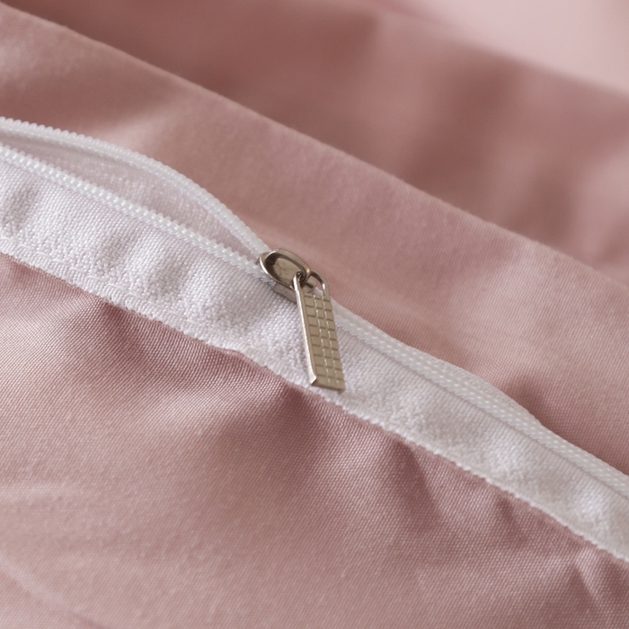 91家纺网 家纺一手货源 找家纺 宇淳国际 2026新款纯色水洗棉单被套被套单件 浅粉