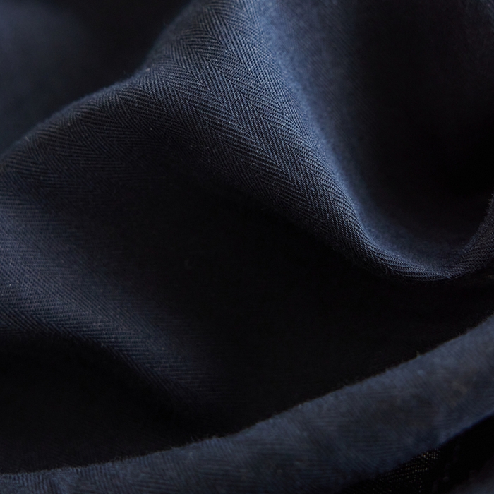 91家纺网 家纺一手货源 找家纺 卡姿家纺 2026春夏全棉人字纹小提花单品-床笠三件套 床笠-藏青