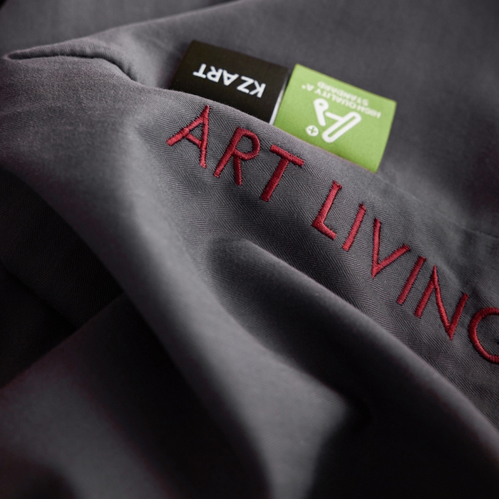 91家纺网 家纺一手货源 找家纺 卡姿家纺 2026春夏全棉人字纹小提花单品-床笠三件套 床笠-炭灰