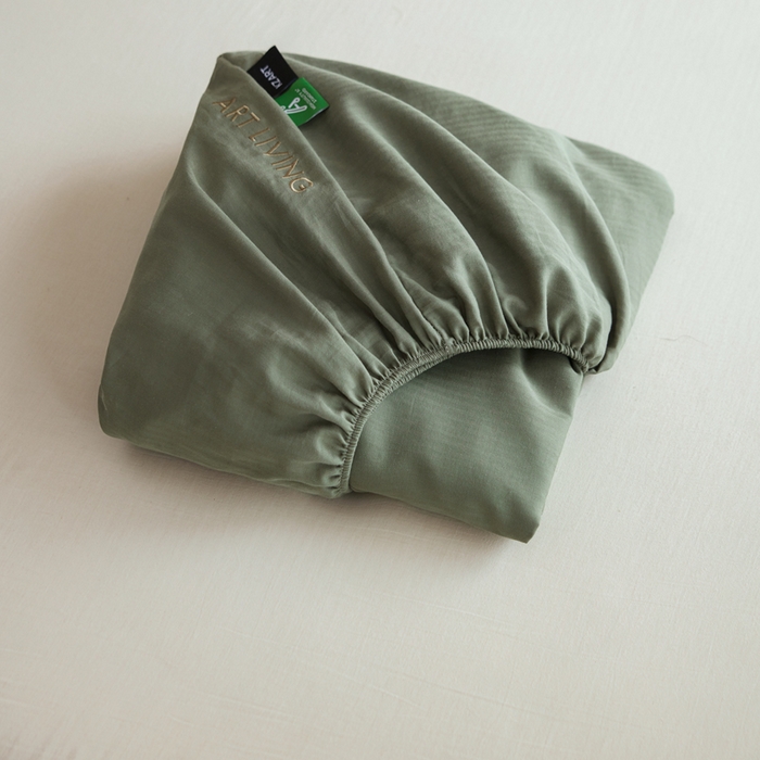 91家纺网 家纺一手货源 找家纺 卡姿家纺 2026春夏全棉人字纹小提花单品-床笠三件套 床笠-韩绿