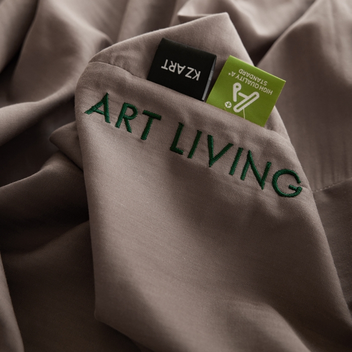 91家纺网 家纺一手货源 找家纺 卡姿家纺 2026春夏全棉人字纹小提花单品-床笠三件套 床笠-浅咖