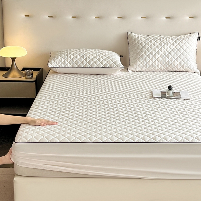 91家纺网 家纺一手货源 找家纺 （总）卡姿家纺 2026中科院抗菌防螨全棉床笠席梦思床垫保护套