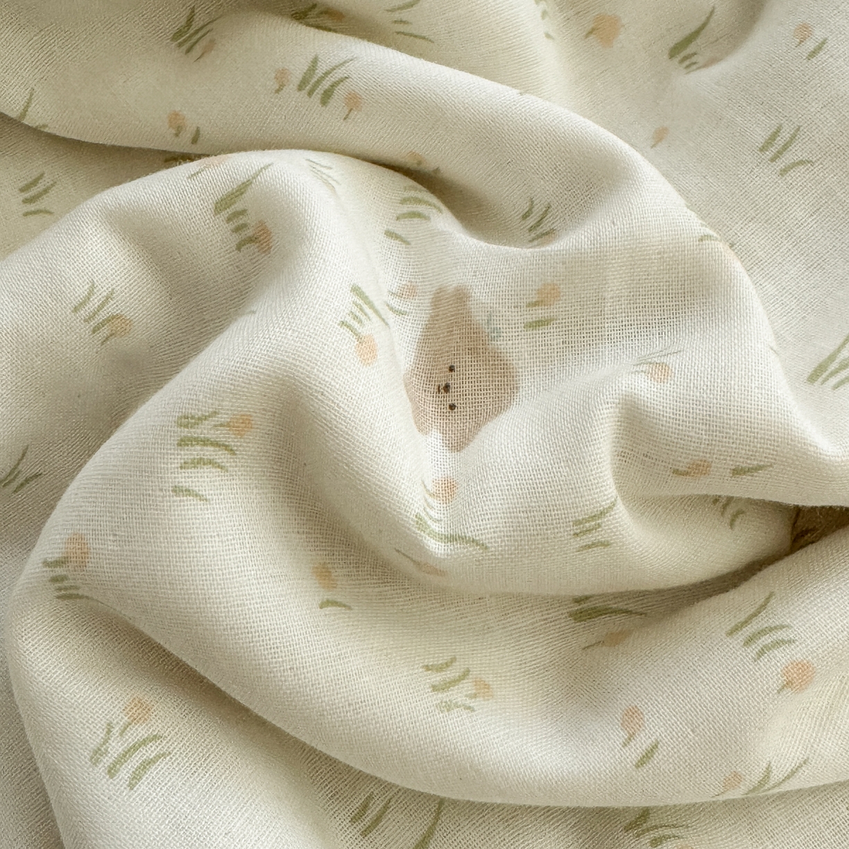 91家纺网 家纺一手货源 找家纺 雯雨家纺 2026新款全棉双层纱新疆棉花夏被空调被被子被芯 田园小熊