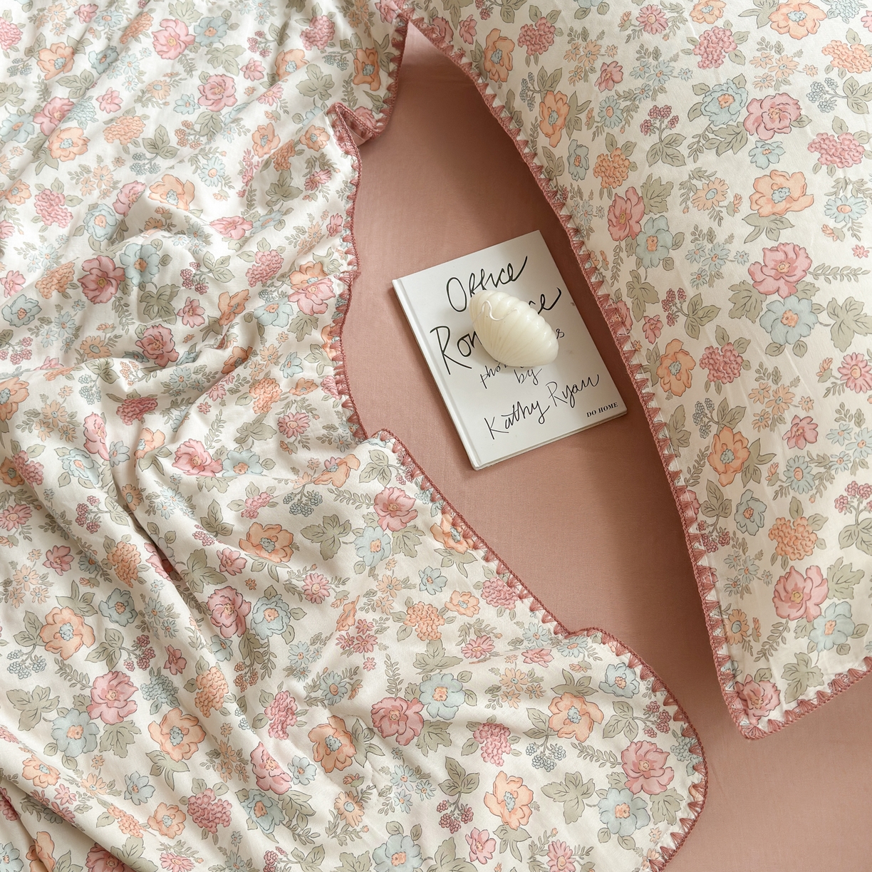 91家纺网 家纺一手货源 找家纺 雯雨家纺 2026新款全棉双层纱新疆棉花夏被空调被被子被芯 香水繁花-米