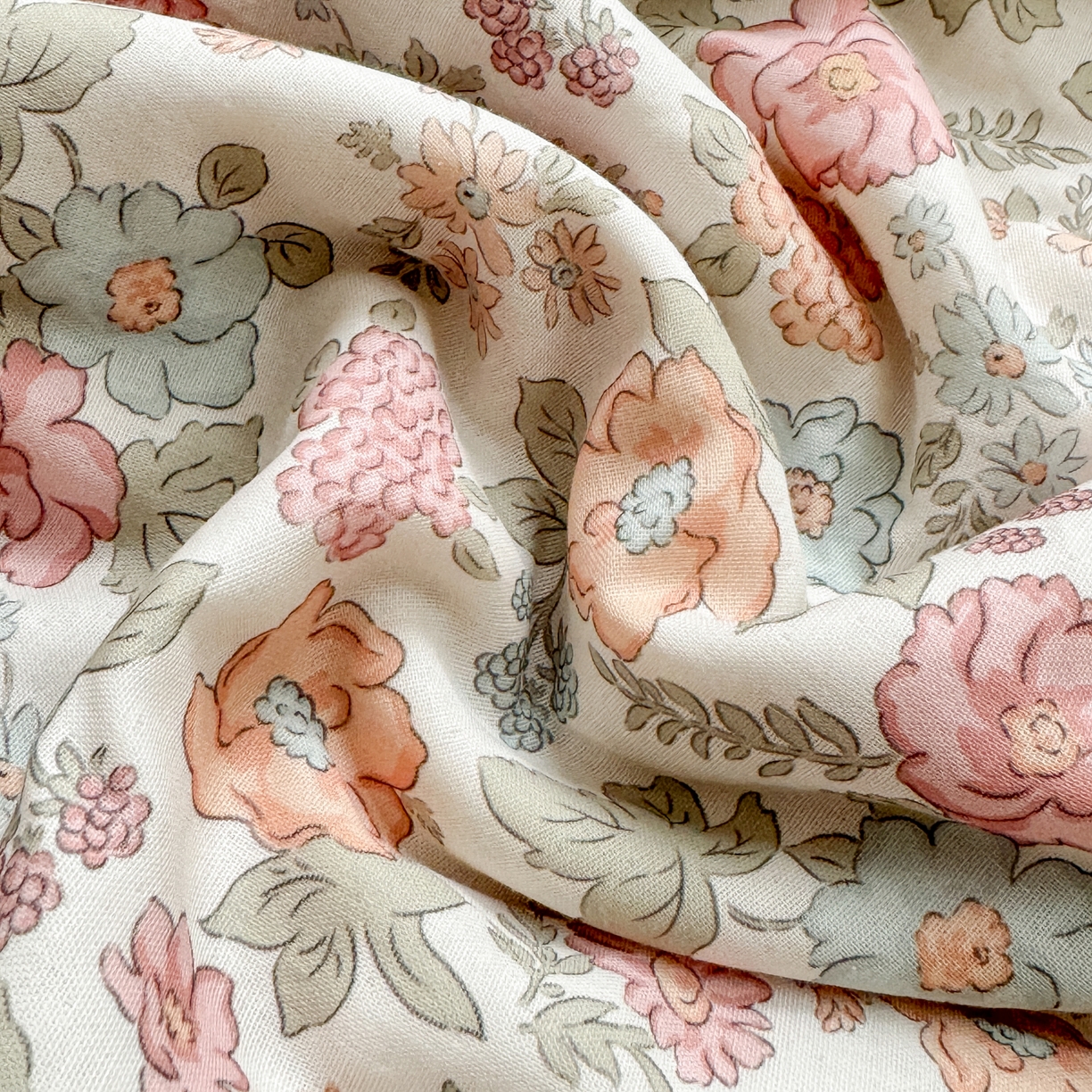 91家纺网 家纺一手货源 找家纺 雯雨家纺 2026新款全棉双层纱新疆棉花夏被空调被被子被芯 香水繁花-米