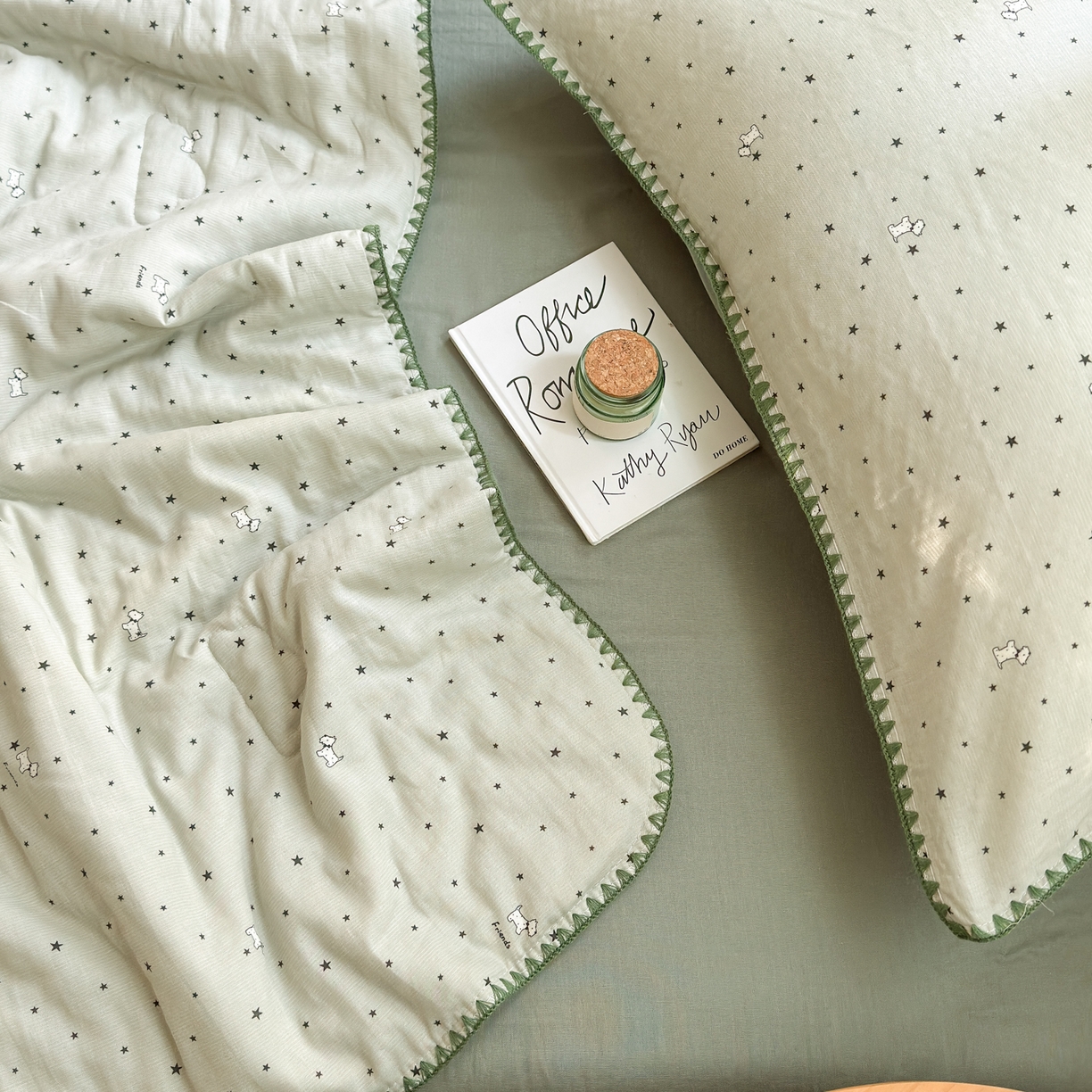 91家纺网 家纺一手货源 找家纺 雯雨家纺 2026新款全棉双层纱新疆棉花夏被空调被被子被芯 星空犬