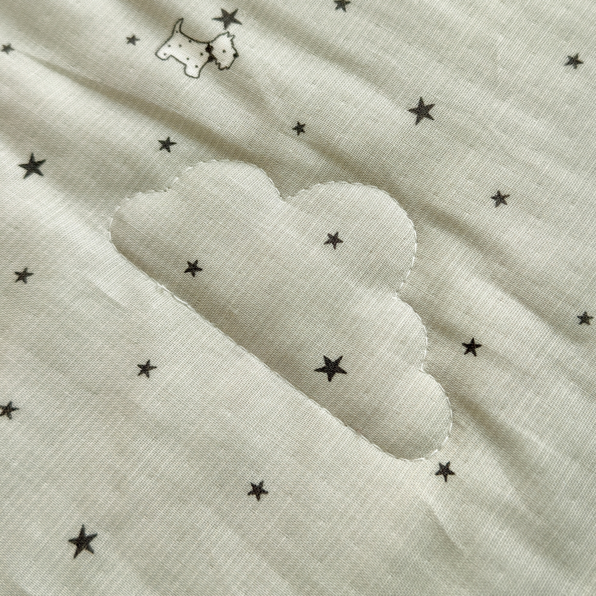 91家纺网 家纺一手货源 找家纺 雯雨家纺 2026新款全棉双层纱新疆棉花夏被空调被被子被芯 星空犬