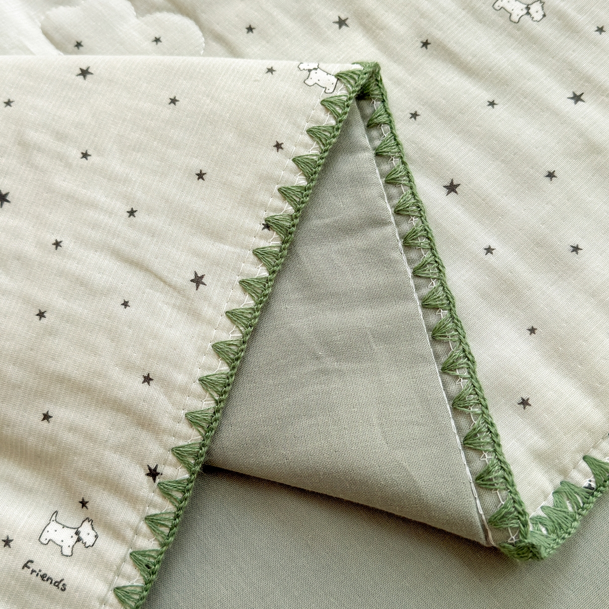 91家纺网 家纺一手货源 找家纺 雯雨家纺 2026新款全棉双层纱新疆棉花夏被空调被被子被芯 星空犬