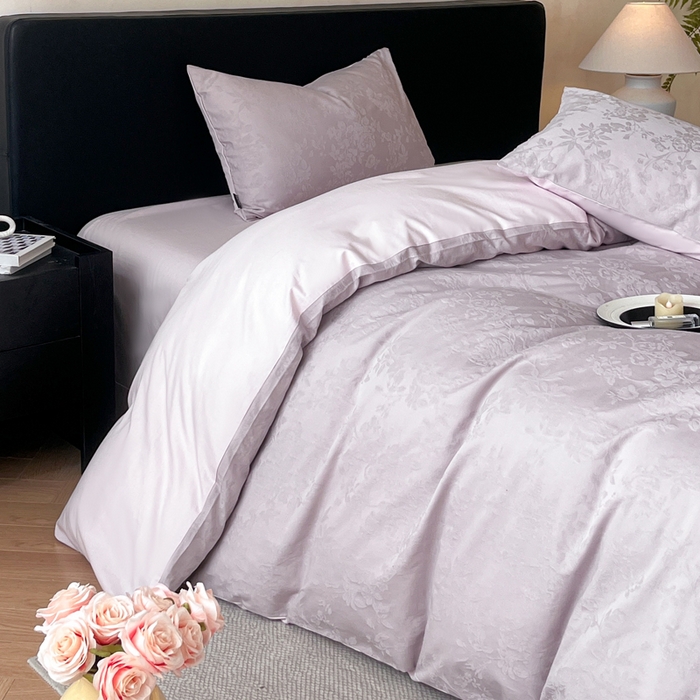 91家纺网 家纺一手货源 找家纺 （总）卡姿家纺 2026春夏全棉高密厚织大提花轻奢四件套