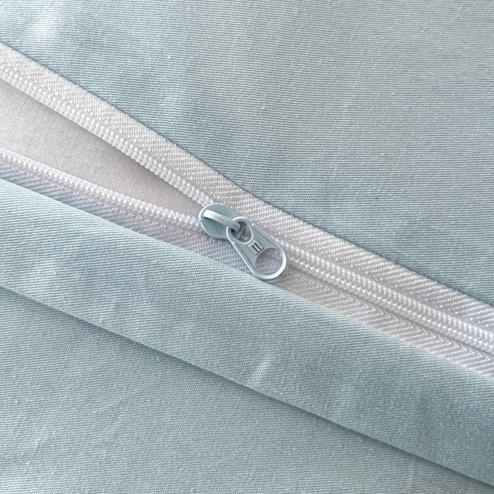 91家纺网 家纺一手货源 找家纺 卡姿家纺 2026春夏全棉高密厚织大提花轻奢四件套 沁香-湖绿