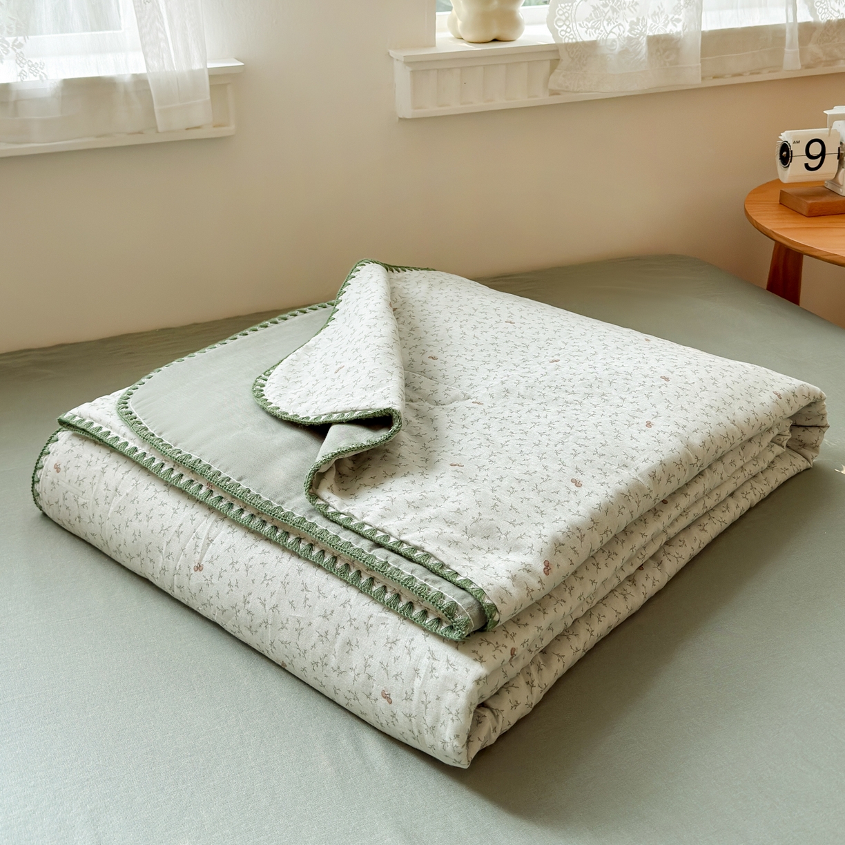 91家纺网 家纺一手货源 找家纺 雯雨家纺 2026新款全棉双层纱新疆棉花夏被空调被被子被芯 雪妮