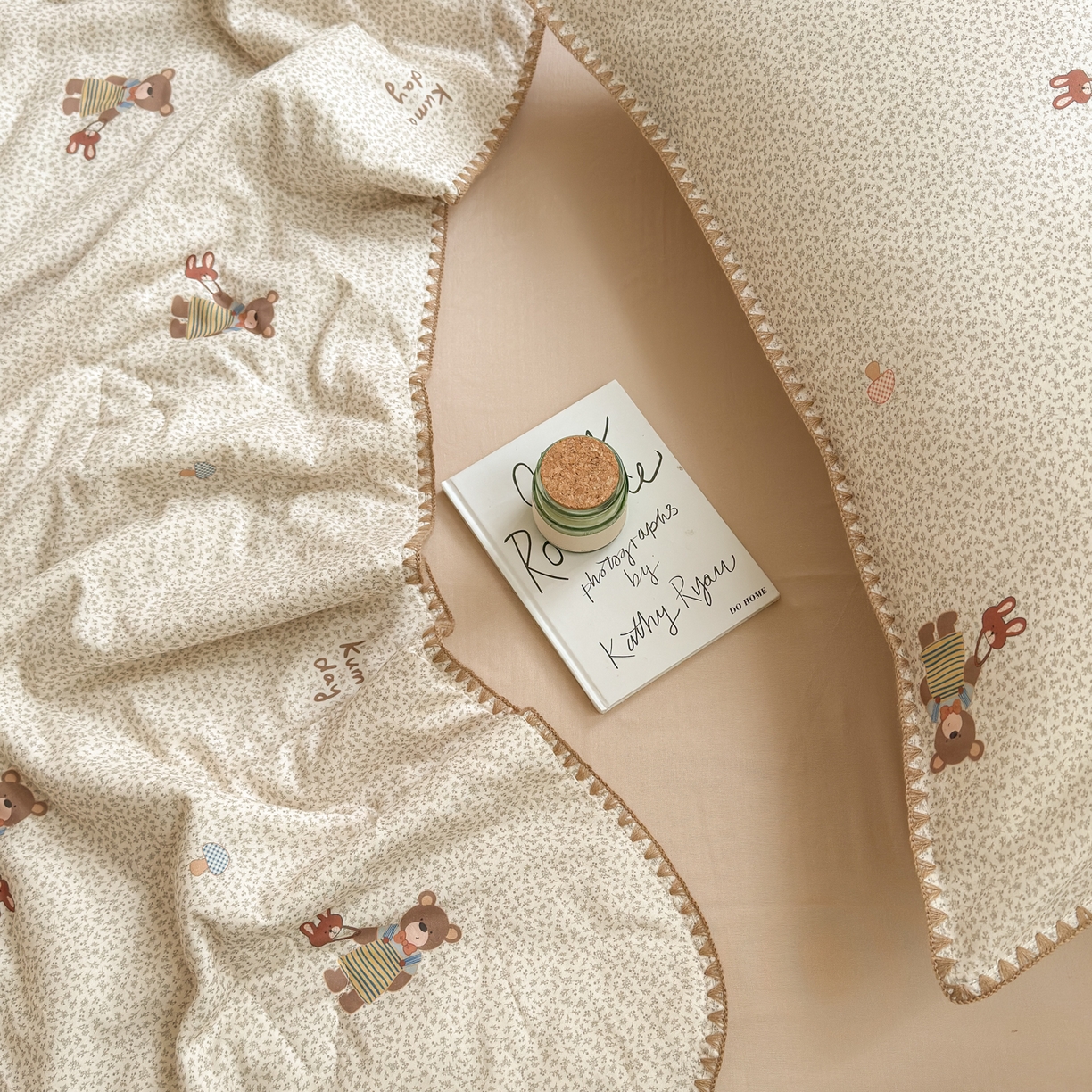 91家纺网 家纺一手货源 找家纺 雯雨家纺 2026新款全棉双层纱新疆棉花夏被空调被被子被芯 朱迪熊-米