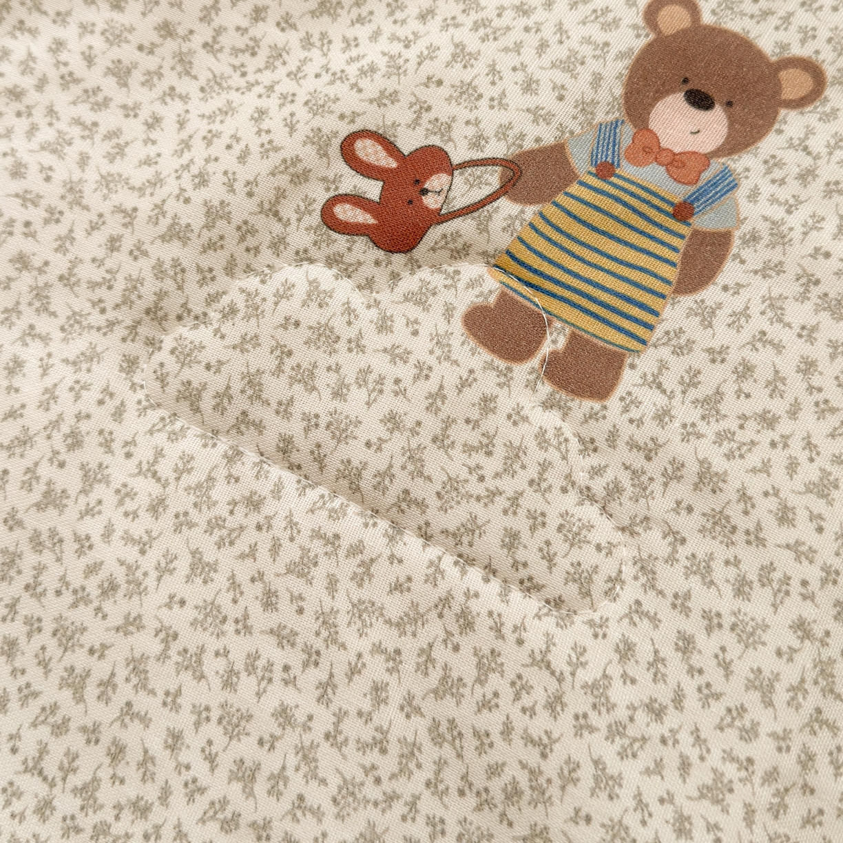 91家纺网 家纺一手货源 找家纺 雯雨家纺 2026新款全棉双层纱新疆棉花夏被空调被被子被芯 朱迪熊-米