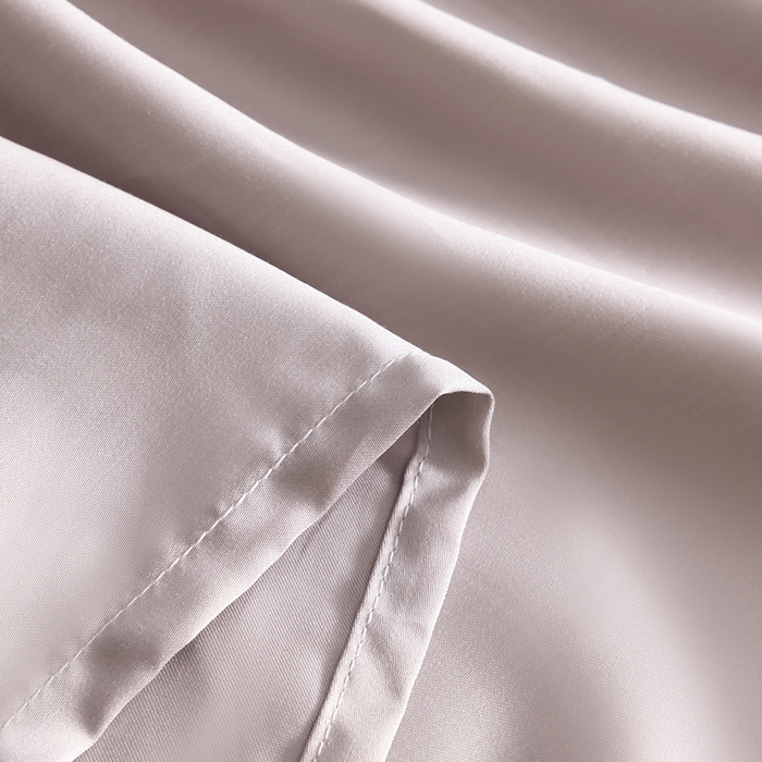 91家纺网 家纺一手货源 找家纺 慕梵家居 2026新款莱赛尔天丝纯色单床单床单单件 莫奈紫