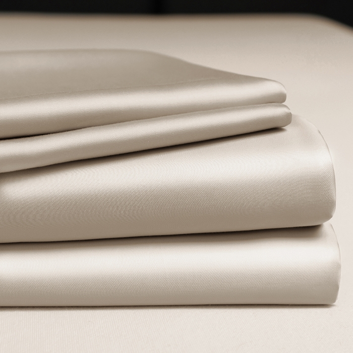 91家纺网 家纺一手货源 找家纺 慕梵家居 2026新款莱赛尔天丝纯色单床单床单单件 纱褐色