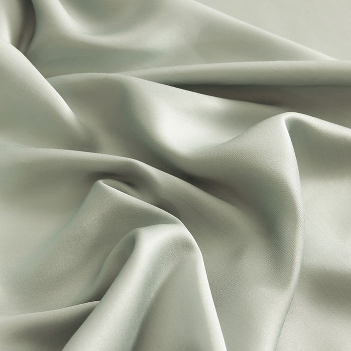 91家纺网 家纺一手货源 找家纺 慕梵家居 2026新款莱赛尔天丝纯色单床单床单单件 纱叶绿