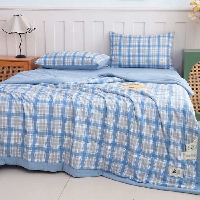 91家纺网 家纺一手货源 找家纺 （总）梦莎被业 2026新款无印风棉花夏被夏凉被空调被