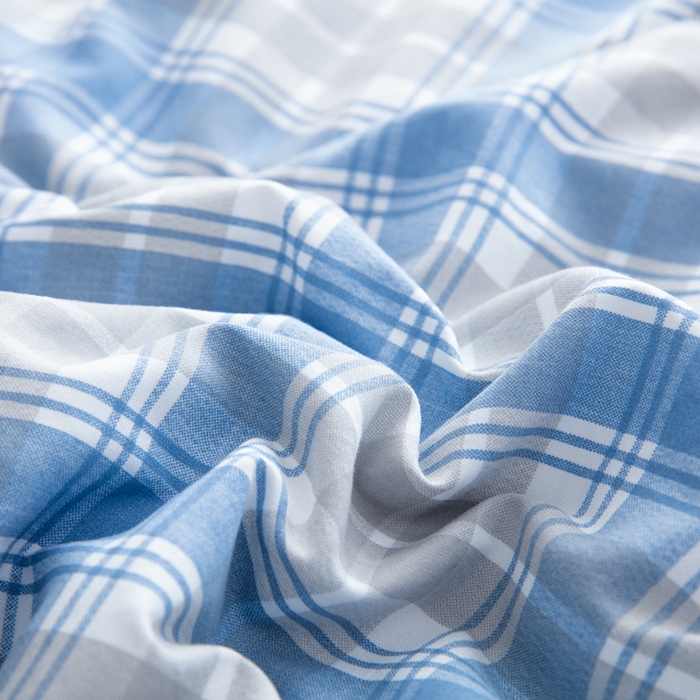 91家纺网 家纺一手货源 找家纺 梦莎被业 2026新款无印风棉花夏被夏凉被空调被 格调蓝