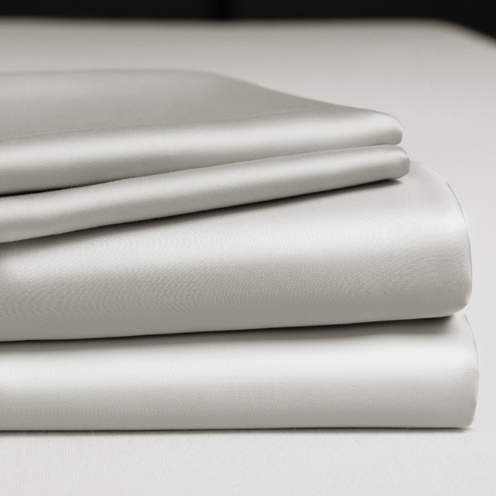 91家纺网 家纺一手货源 找家纺 慕梵家居 2026新款莱赛尔天丝纯色单床单床单单件 云氧灰