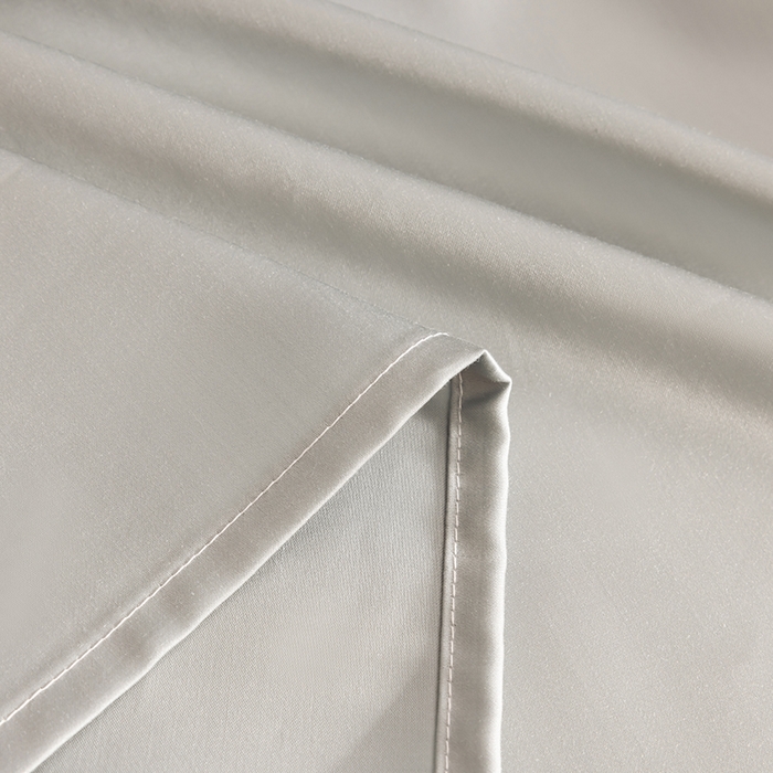 91家纺网 家纺一手货源 找家纺 慕梵家居 2026新款莱赛尔天丝纯色单床单床单单件 云氧灰