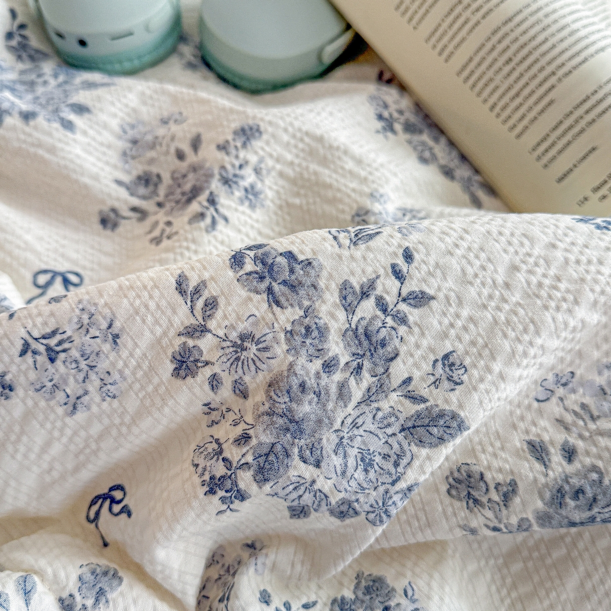 91家纺网 家纺一手货源 找家纺 富米莱（原臻工厂） 2026春夏新款云感泡芙棉复古法式花边床盖床裙被套夏凉被四件套一小红书推荐 复古花边-江南烟雨