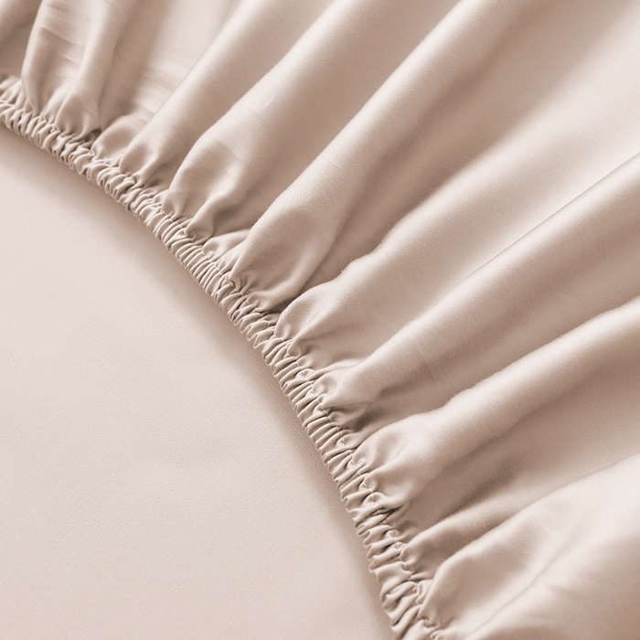 91家纺网 家纺一手货源 找家纺 慕梵家居 2026新款莱赛尔天丝纯色单床笠床笠单件 古橡粉