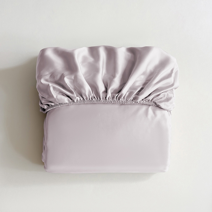 91家纺网 家纺一手货源 找家纺 慕梵家居 2026新款莱赛尔天丝纯色单床笠床笠单件 莫奈紫