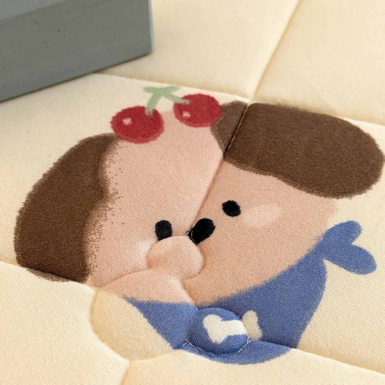 91家纺网 家纺一手货源 找家纺 嗨生活 2026新款儿童硅胶记忆海绵床垫 果果派对