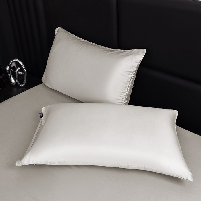 91家纺网 家纺一手货源 找家纺 慕梵家居 2026新款莱赛尔天丝纯色单床笠床笠单件 云氧灰