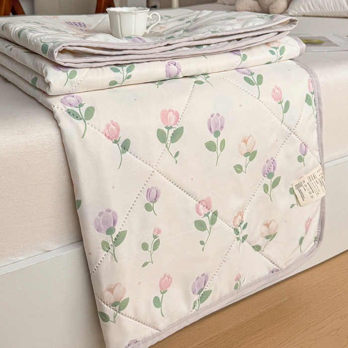 91家纺网 家纺一手货源 找家纺 （总）薇玛仕 2026电商爆款印花小清新超声波大豆夏凉被礼品空调被