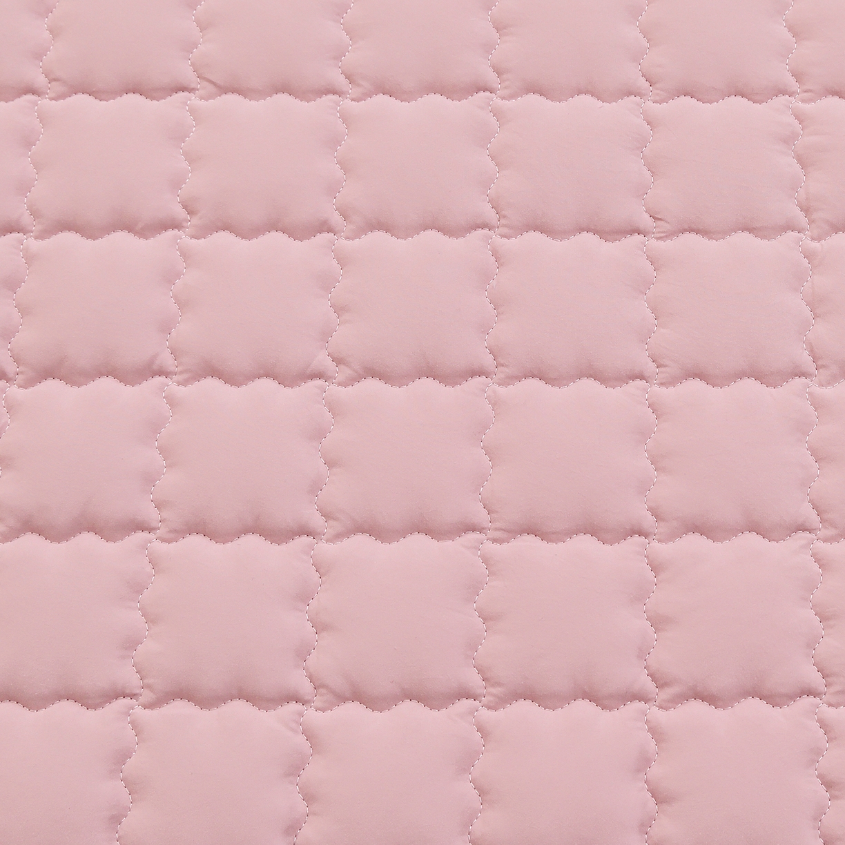 91家纺网 家纺一手货源 找家纺 彩亿家纺 2026新款A类古法水洗仿棉夹棉床笠三件套床垫保护套四季通用床罩-波浪格 波浪格-樱花粉