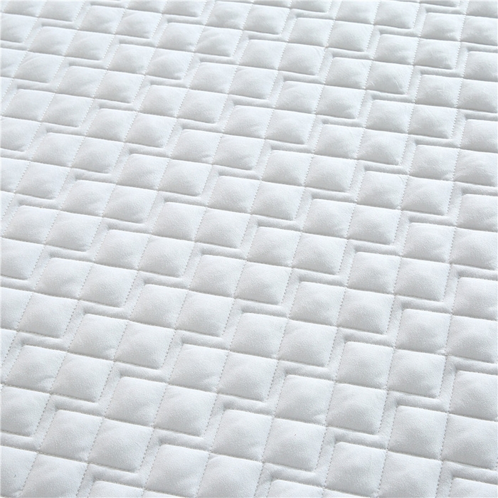 91家纺网 家纺一手货源 找家纺 伊赛家纺 2026新款夹棉加厚防螨格子床笠 方白