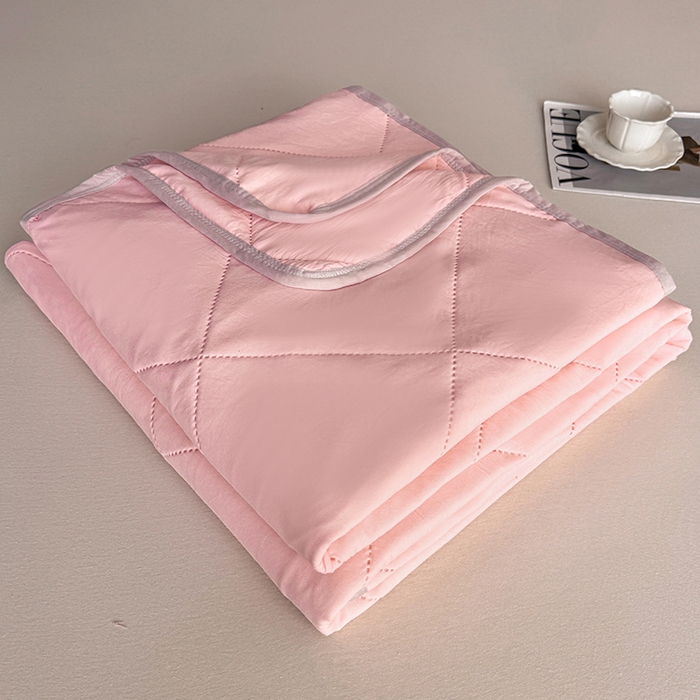 （总）薇玛仕 2026跨境电商外贸款 纯色亲肤磨毛超声波夏凉被空调被