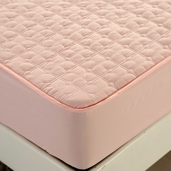 91家纺网 家纺一手货源 找家纺 伊赛家纺 2026新款抗菌经典床笠 经典粉玉