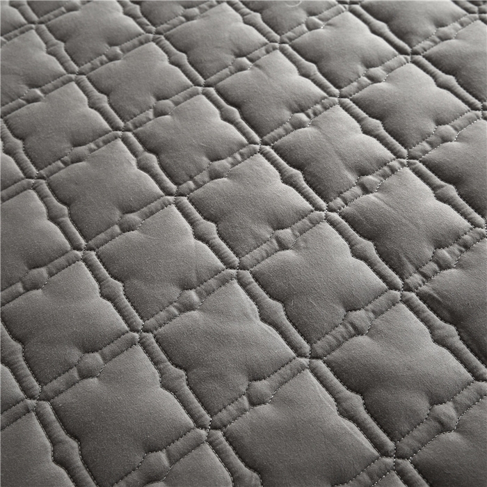 91家纺网 家纺一手货源 找家纺 伊赛家纺 2026新款抗菌经典床笠 经典灰