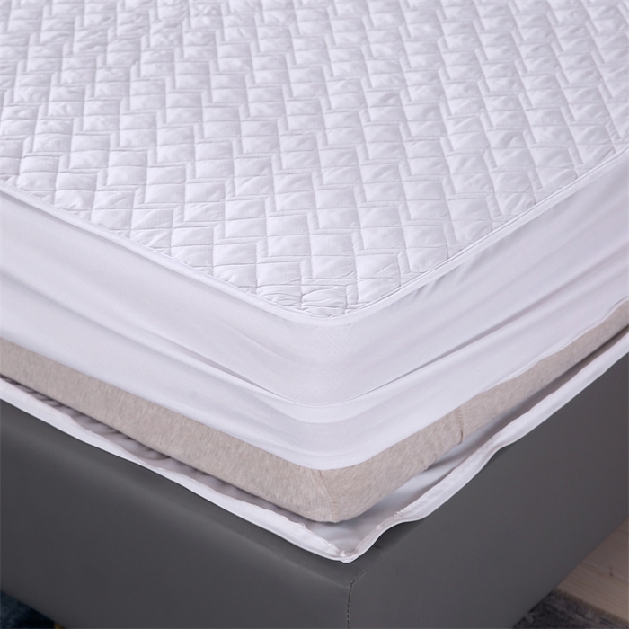 91家纺网 家纺一手货源 找家纺 伊赛家纺 2026新款可拆卸六面全包床笠 方白