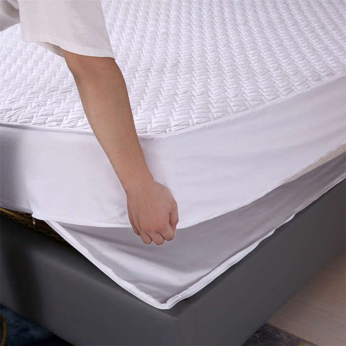 91家纺网 家纺一手货源 找家纺 伊赛家纺 2026新款可拆卸六面全包床笠 方白