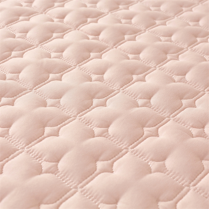 91家纺网 家纺一手货源 找家纺 伊赛家纺 2026新款可拆卸六面全包床笠 粉玉