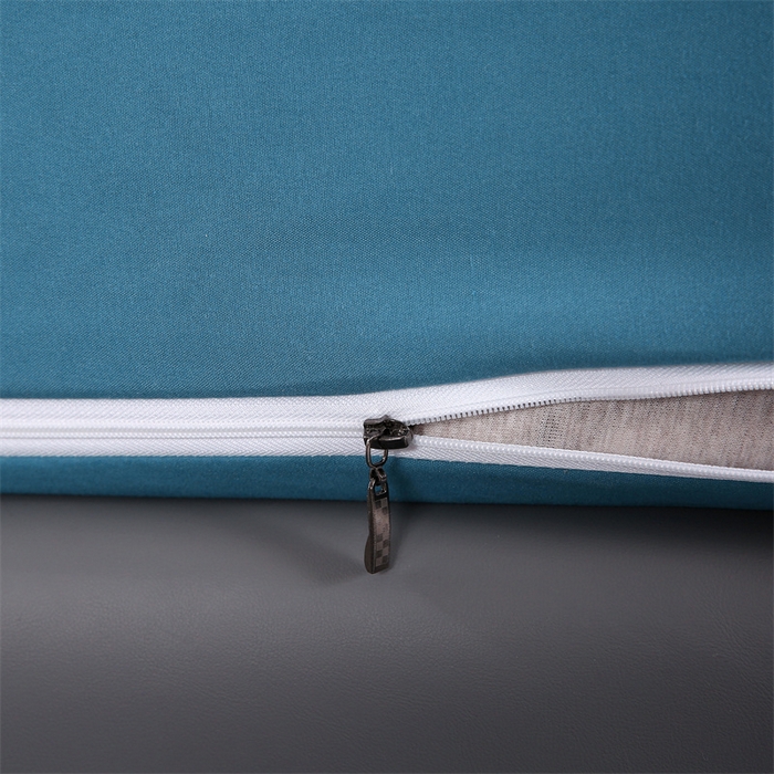 91家纺网 家纺一手货源 找家纺 伊赛家纺 2026新款可拆卸六面全包床笠 蓝色