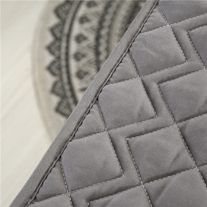 91家纺网 家纺一手货源 找家纺 伊赛家纺 2026新款可拆卸六面全包床笠 方灰